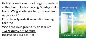 Kleingroepe Januarie