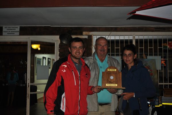 Algehele wenners, Brent & Sherondé Myburgh met Tom Miller