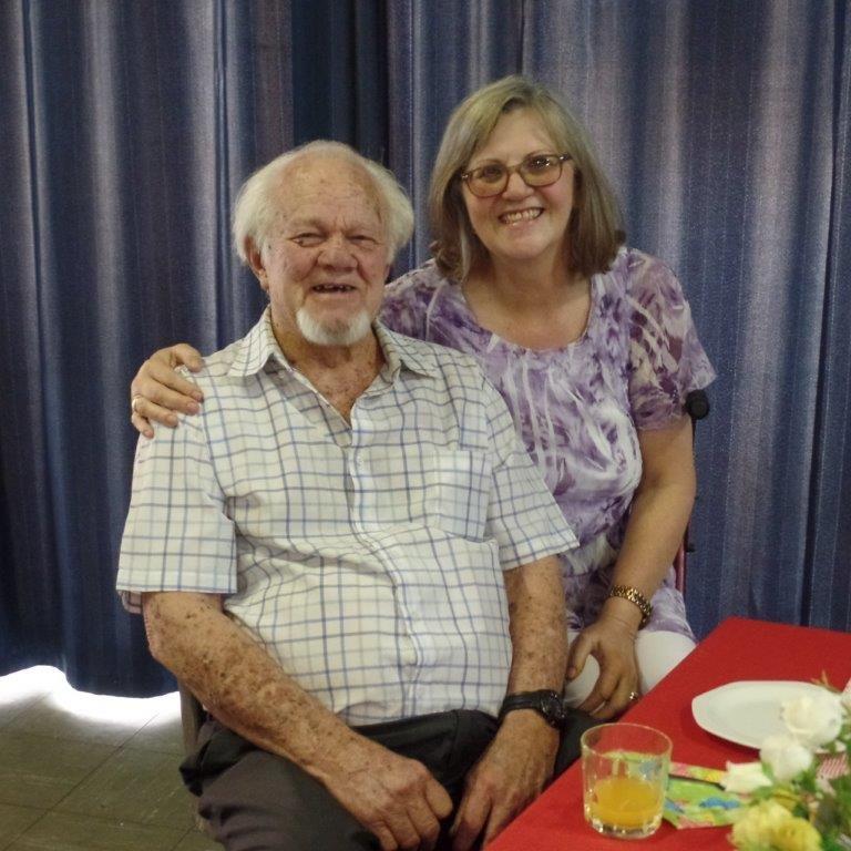 Alwyn Hefer & Alba Griesel, pa en dogter